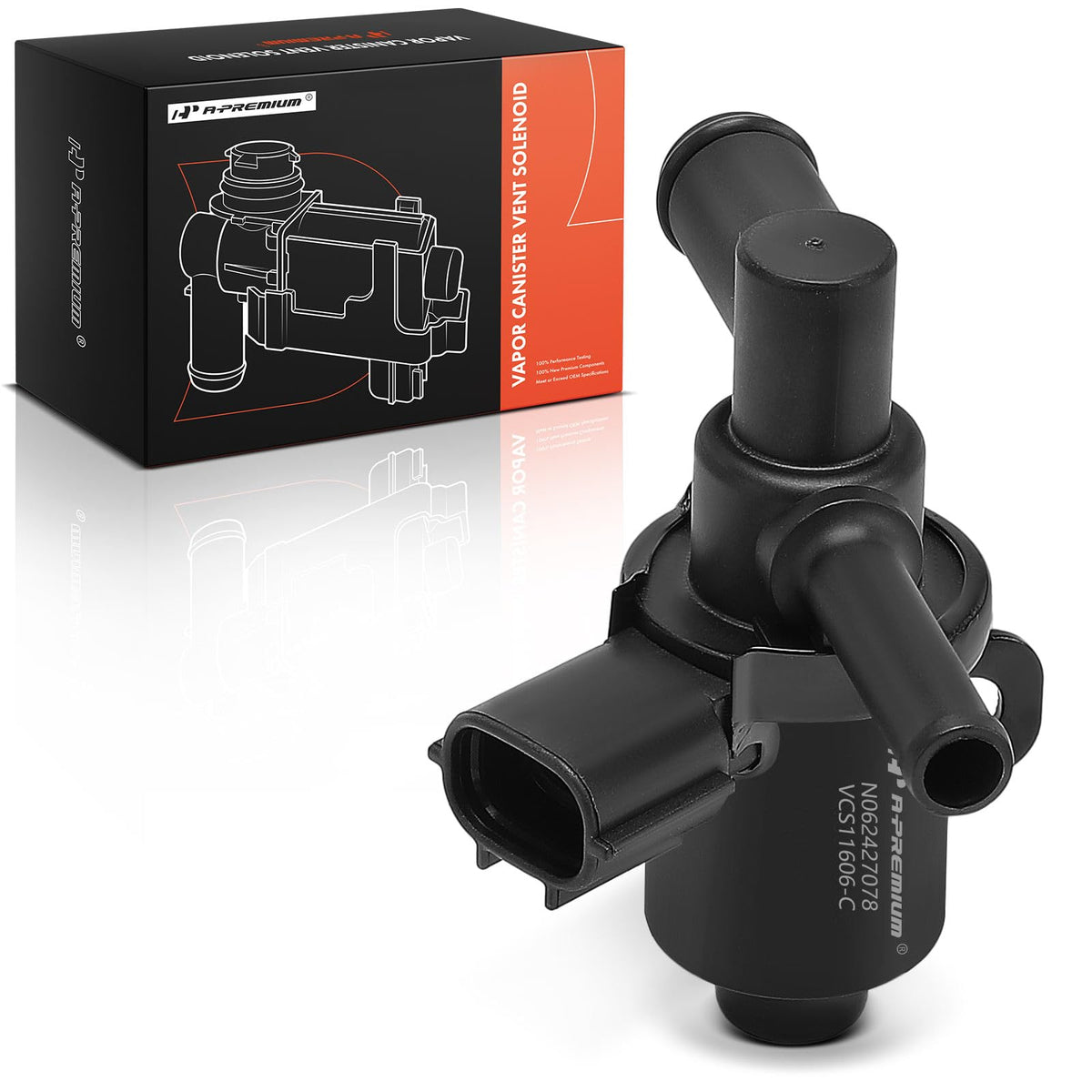 A-Premium front view of valve showing compact design and direct-fit benefit