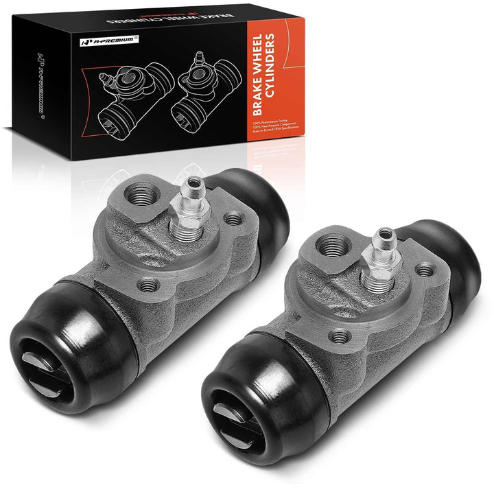 A-Premium front view wheel cylinder showing exact fit and robust build