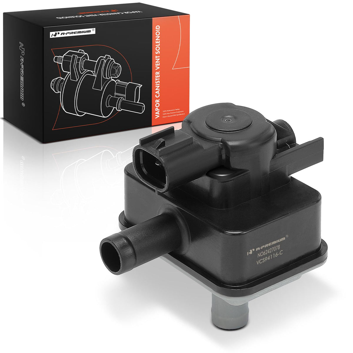 A-Premium front view of purge valve showing mounting points and fit benefits