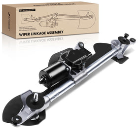 A-Premium front wiper assembly front view showing full unit and fitment benefit