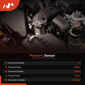 A-Premium close-up of 3-pin connector ensuring correct electrical mating benefit