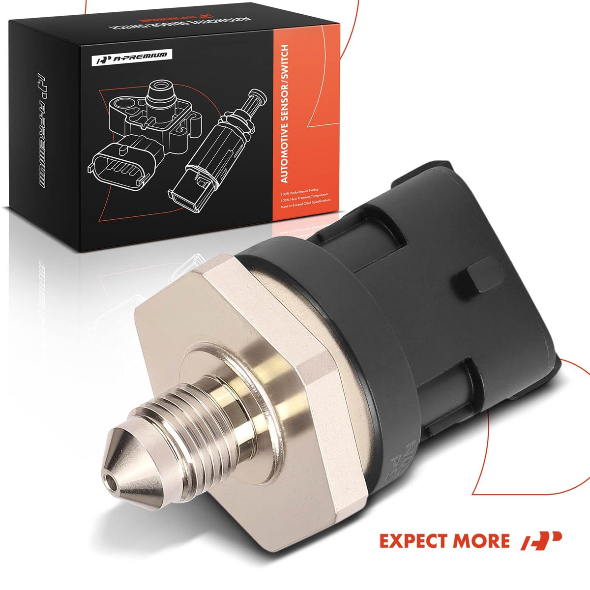 A-Premium mechanic installing sensor showing professional-grade compatibility benefit