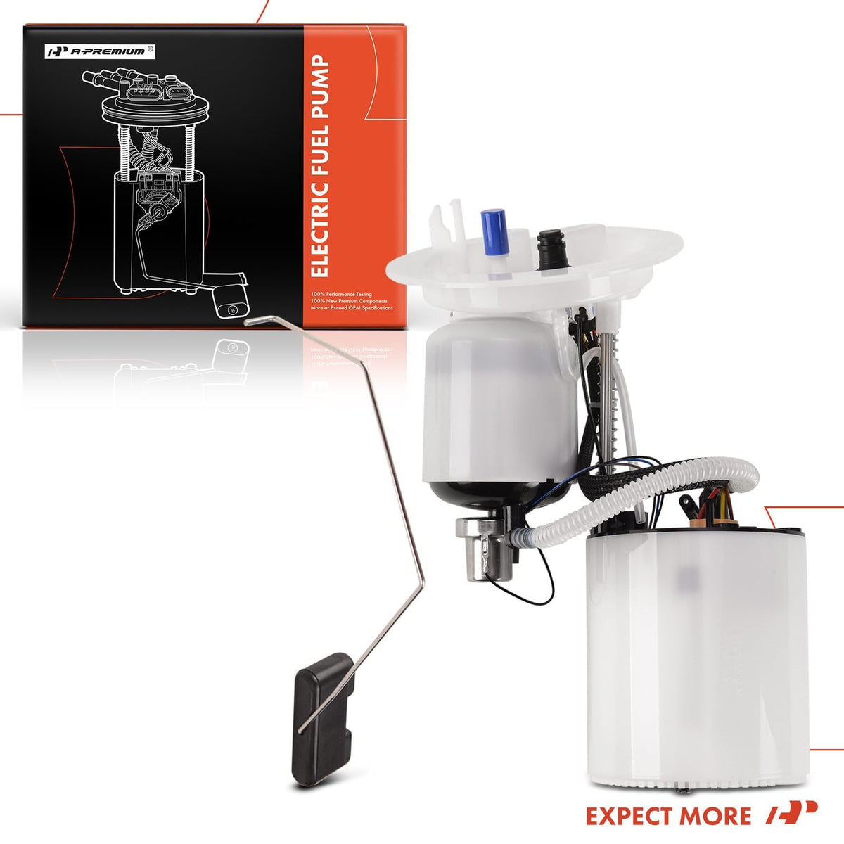 A-Premium boxed packaging protecting the pump during shipping