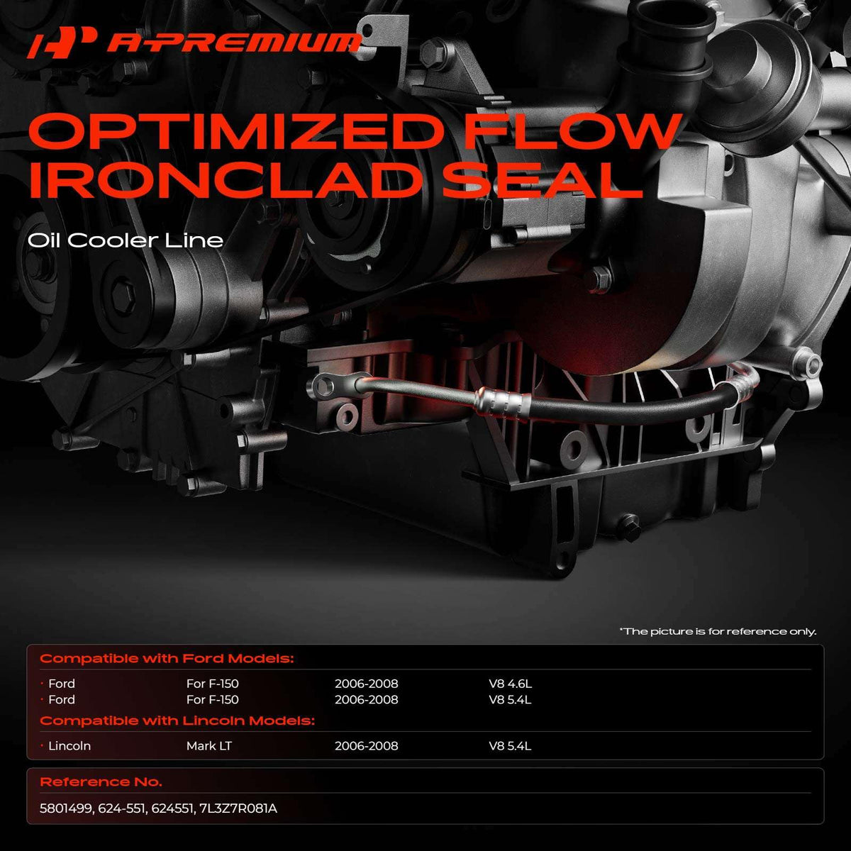 A-Premium full assembly laid out flat to show 45-inch length and fitment benefit