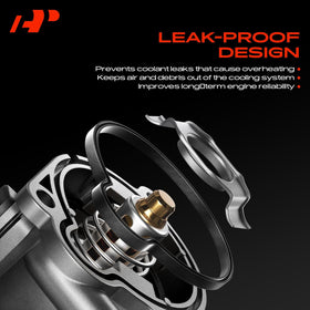 A-Premium gasket and seal included to prevent coolant leaks and ensure tight seal