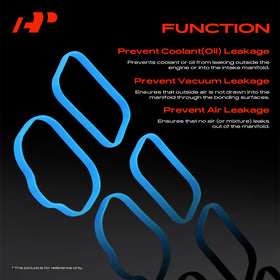 A-Premium gasket edge close-up highlighting seal profile for reliable intake sealing
