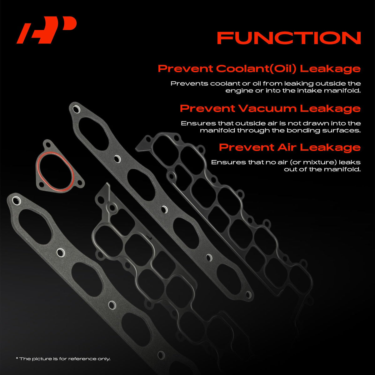 A-Premium gasket installed on engine demonstrating correct fitment benefit