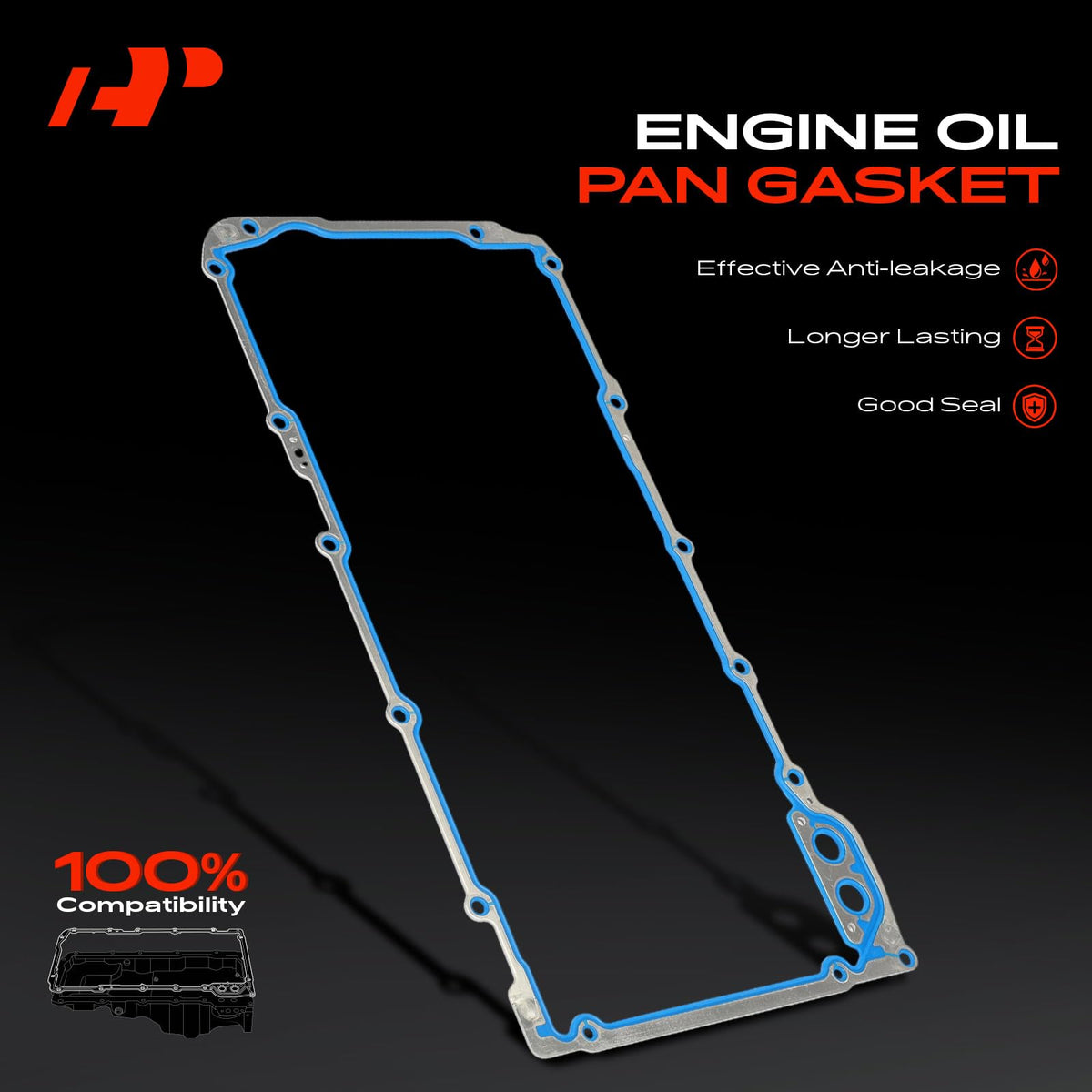 A-Premium gasket under vehicle during install showing fitment ease and leak prevention