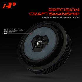 A-Premium groove detail showing six-rib spacing to prevent belt slippage