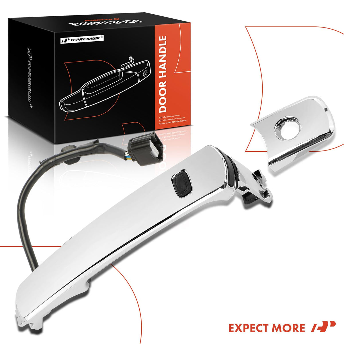 A-Premium handle on vehicle in garage showing professional repair results benefit
