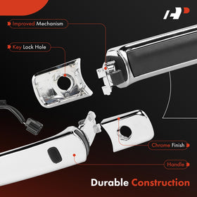 A-Premium handle material and edge finish showing durability and corrosion resistance