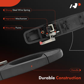 A-Premium handle mounted on door demonstrating correct scale and fit benefit