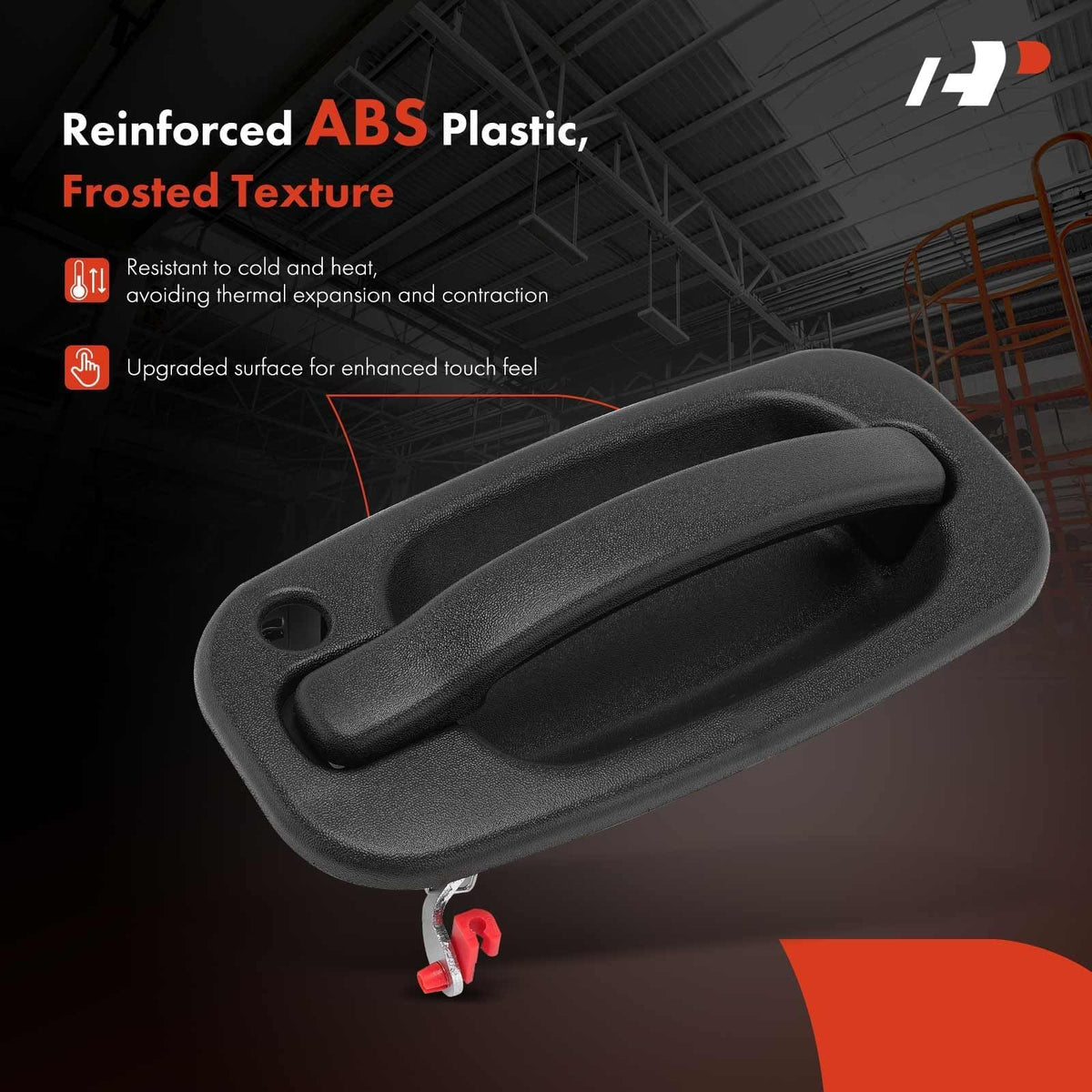 A-Premium handle installed on a truck front door demonstrating fit and restored appearance