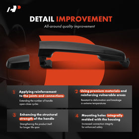 A-Premium rear-left handle side view illustrating OE-style fit and reliability