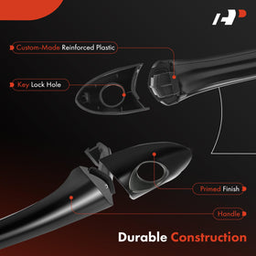 A-Premium handle primed finish texture ready for paint matching