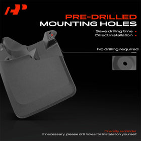 A-Premium hardware kit spread showing included accessories for no-drill install