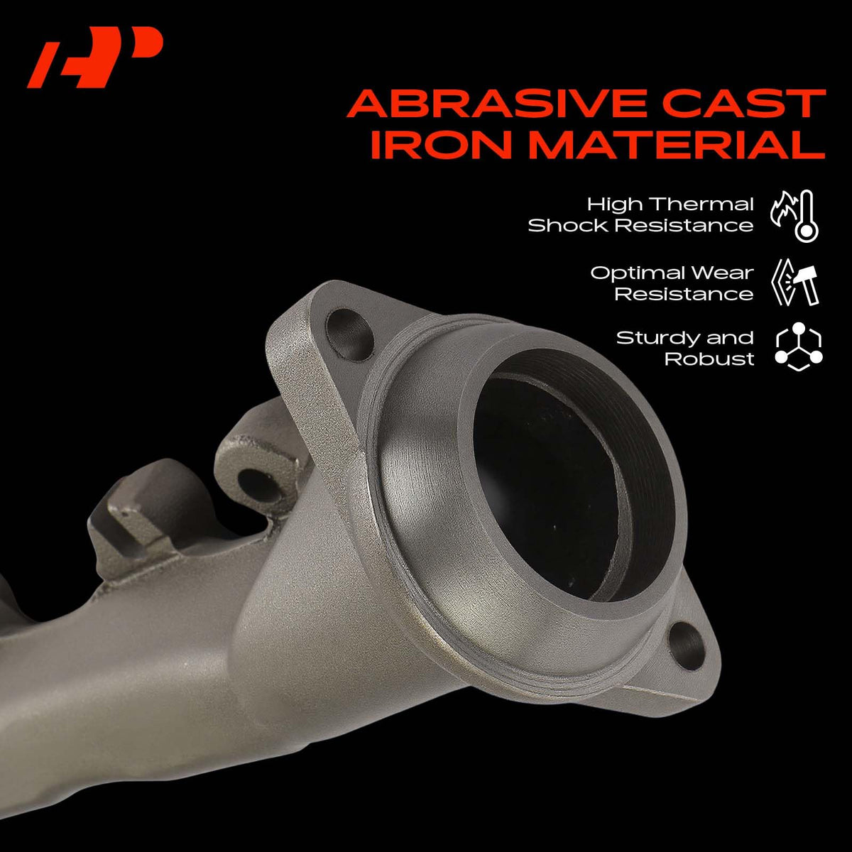 A-Premium heat shield detail showing protection and heat-management benefit