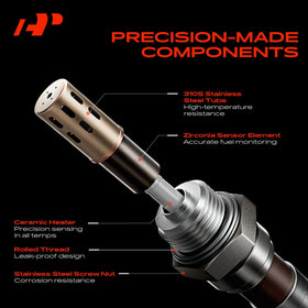A-Premium heated sensor underside revealing element for faster warm-up performance