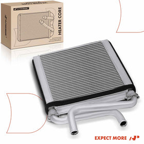 A-Premium heater core aluminum finish detail showing corrosion-resistant material