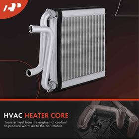 A-Premium heater core side profile highlighting compact dimensions and ease of install