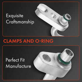 A-Premium clamp and fitting closeup highlighting corrosion-resistant seal benefit