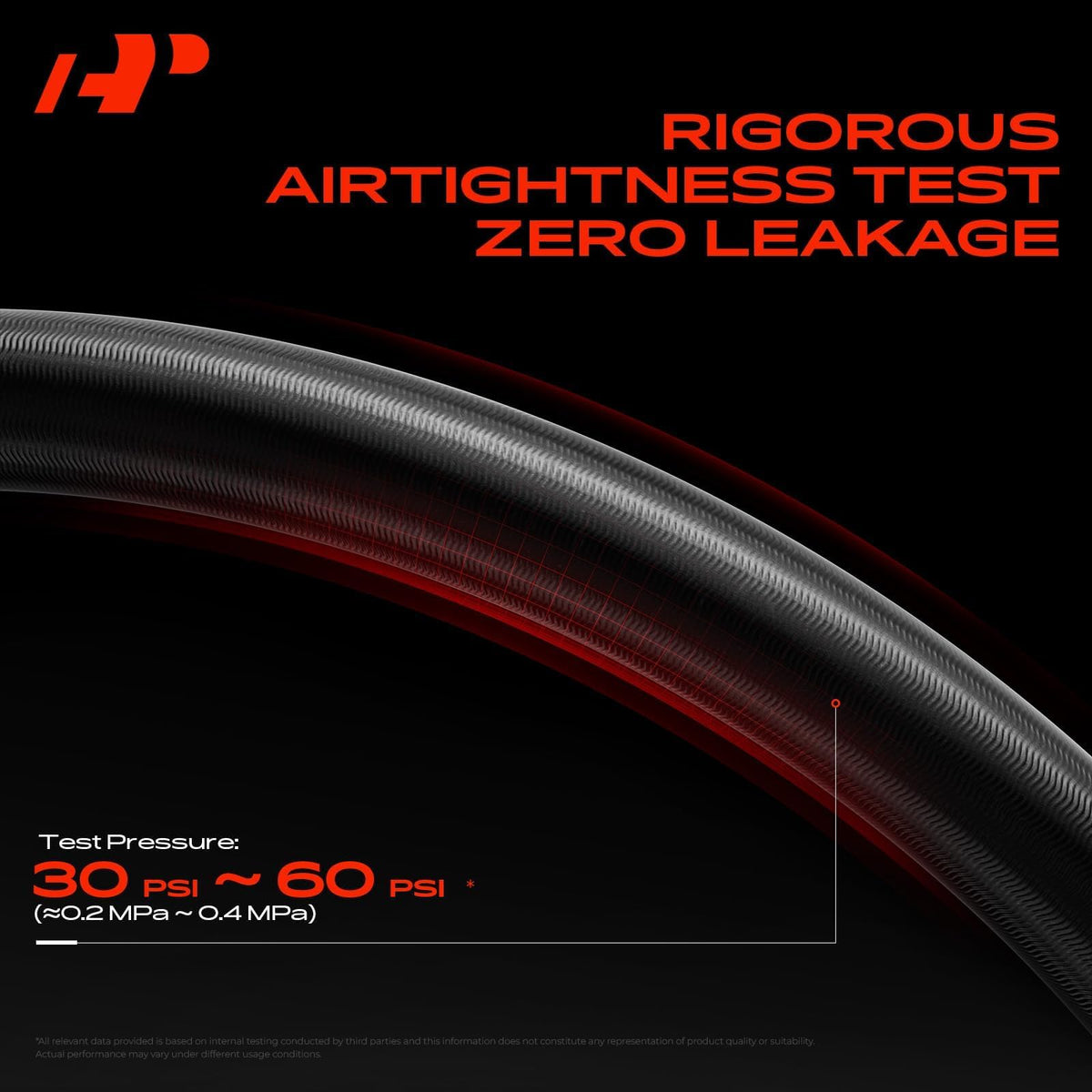 A-Premium hose end close-up showing sealing surface for leak prevention benefit