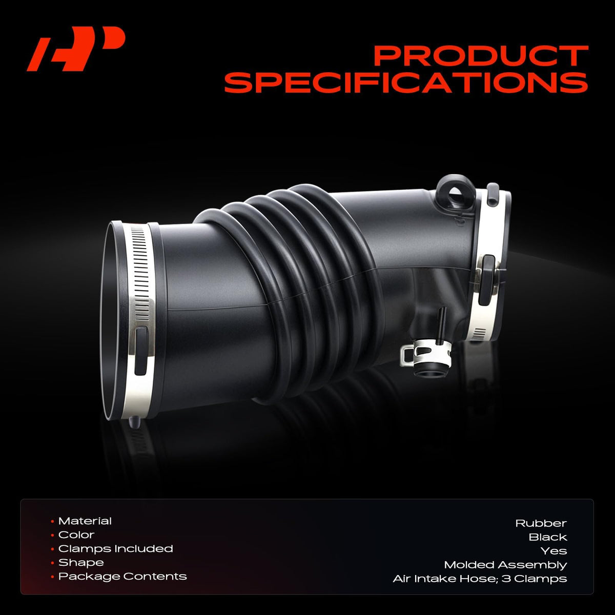 A-Premium hose end profile with round shape matching OEM connection