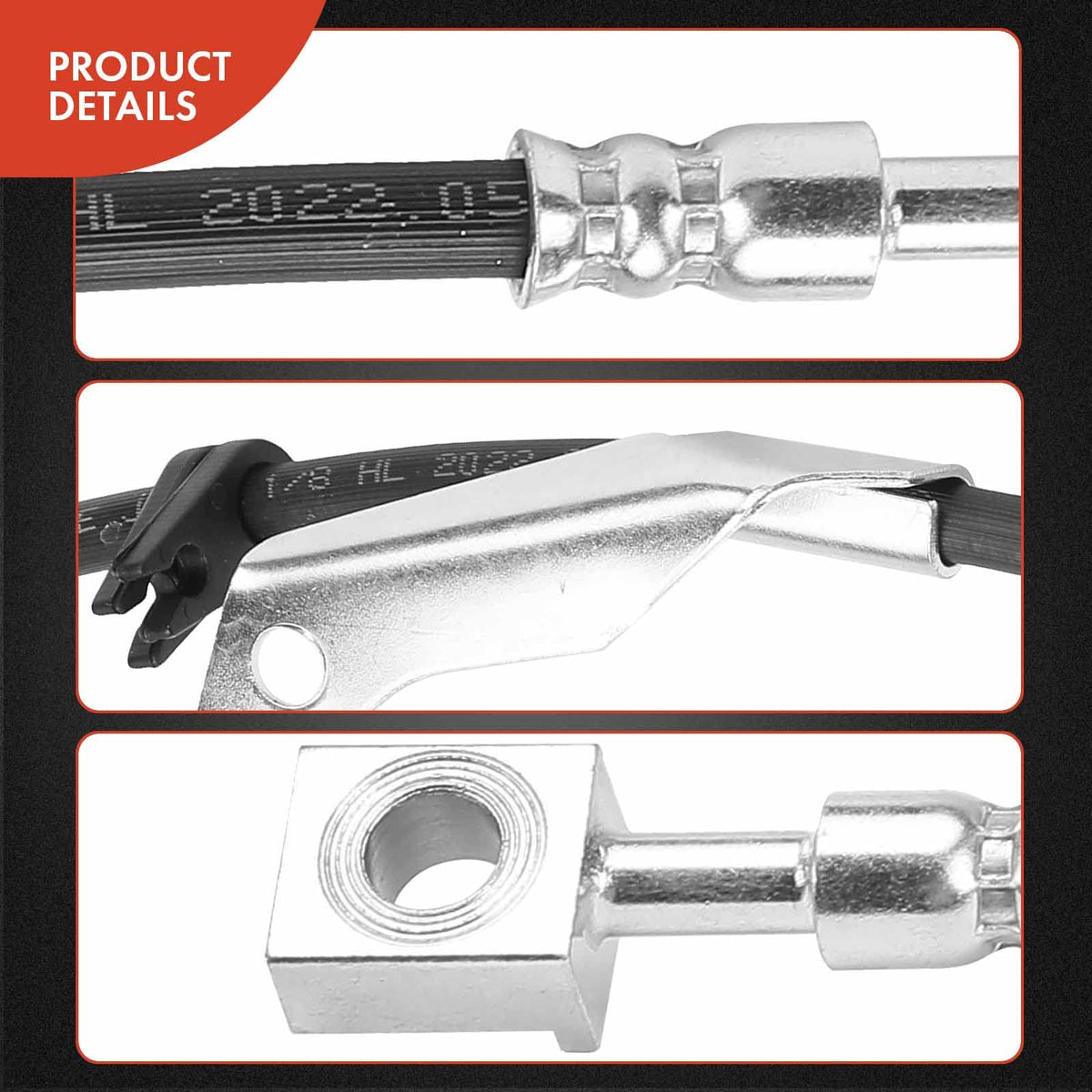 A-Premium hose with gasket and contents ready for installation ease