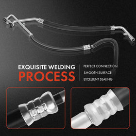 A-Premium hose installed in engine bay demonstrating correct placement and restoration
