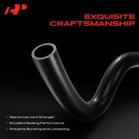 A-Premium hose installed in BMW engine bay showing OEM routing and fit