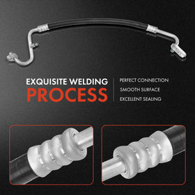 A-Premium hose length and bend profile illustrating correct factory routing benefit