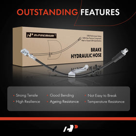 A-Premium hose beside ruler for length and scale confirmation