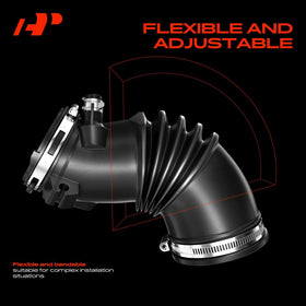 A-Premium hose alongside ruler showing length and scale for proper fitment