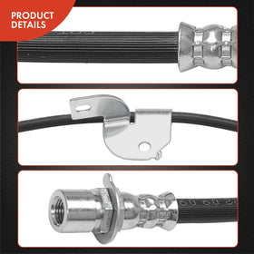 A-Premium hose beside measuring tape showing length and scale benefit
