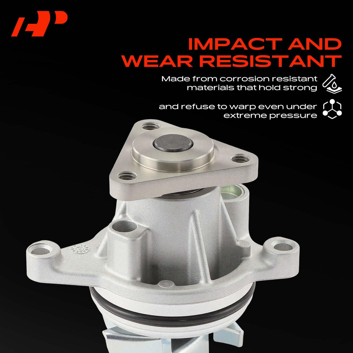 A-Premium hub and bolt face illustrating secure installation benefit