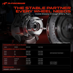A-Premium close-up of bearing and seal demonstrating leak protection