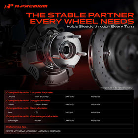 A-Premium hub label and specs closeup highlighting model compatibility benefit