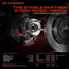A-Premium hub side profile highlighting durable construction and strength