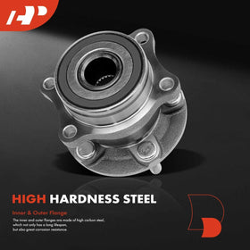 A-Premium hub axle spline detail ensuring correct CV axle engagement