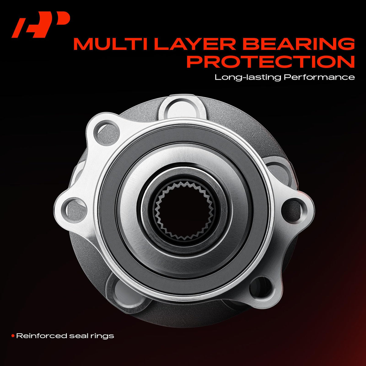 A-Premium hub installed in rear assembly highlighting restored stability