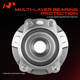 A-Premium hub being installed on a front wheel illustrating restored performance