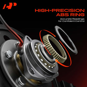 A-Premium hub next to ruler for size verification and fitment benefit