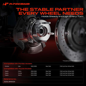 A-Premium hub side profile demonstrating durable construction and precise fit