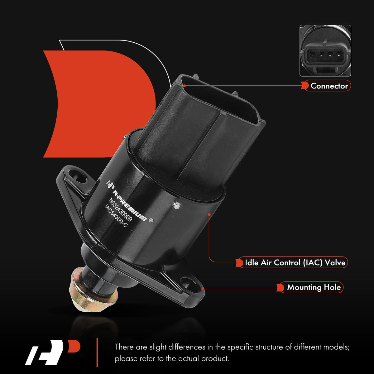 A-Premium four-pin electrical connector close-up ensuring correct plug-in compatibility