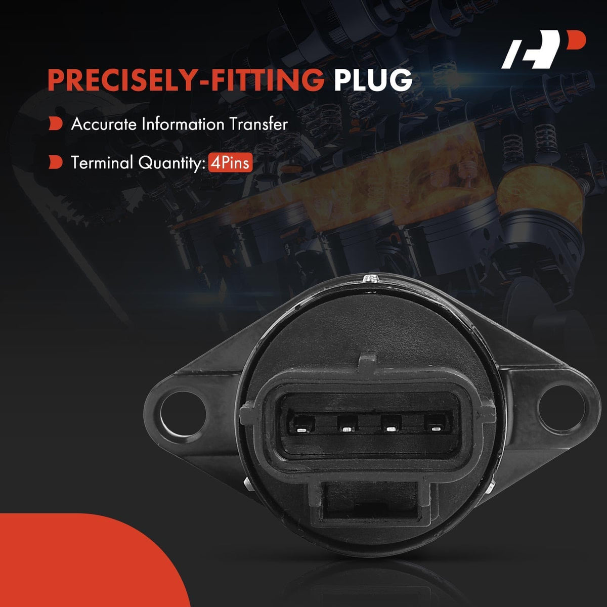 A-Premium IAC valve single port closeup showing airflow port for accurate idle control
