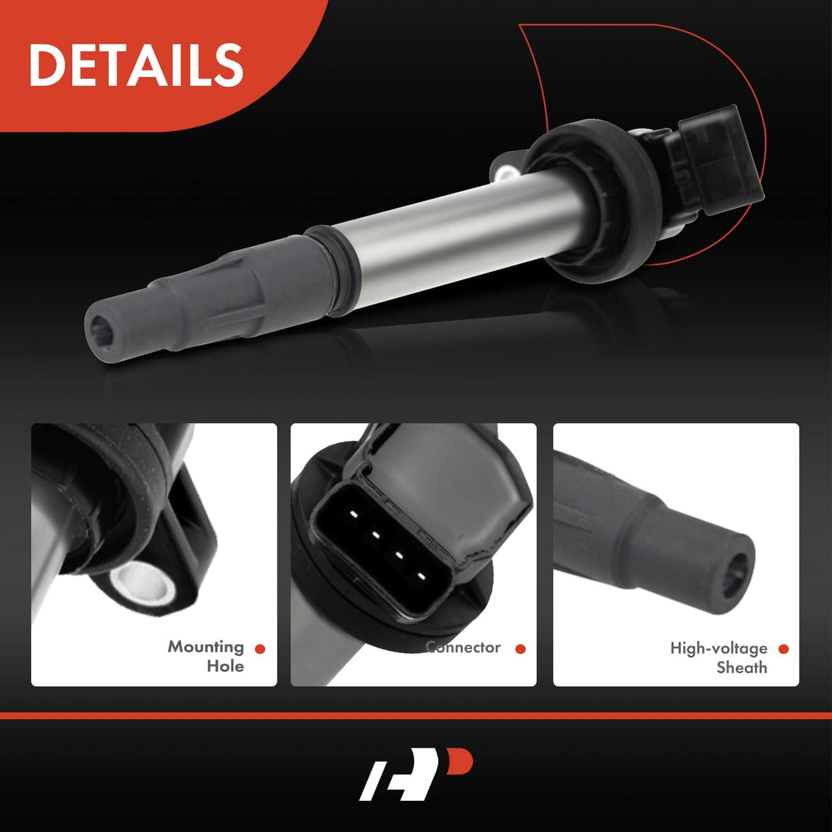 A-Premium coil installed on engine valve cover restoring spark reliability