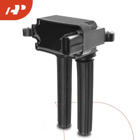 A-Premium ignition coil packaging and label highlighting reference number clarity