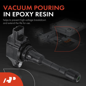 A-Premium coil side view showing bolt-on mount for easy replacement