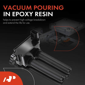 A-Premium ignition coil blade terminals close-up ensuring secure electrical contact