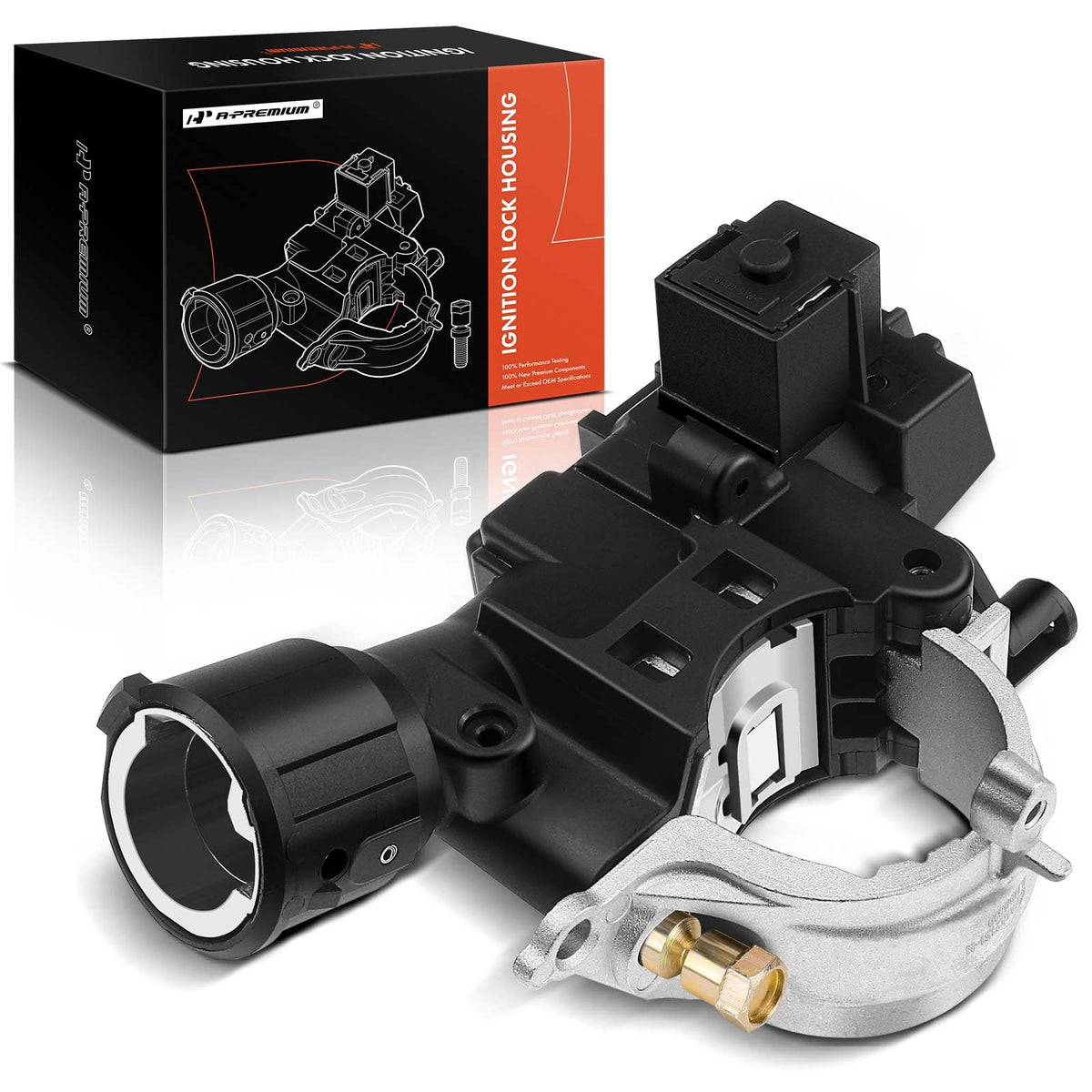 A-Premium front view of ignition housing showing fit points and durability